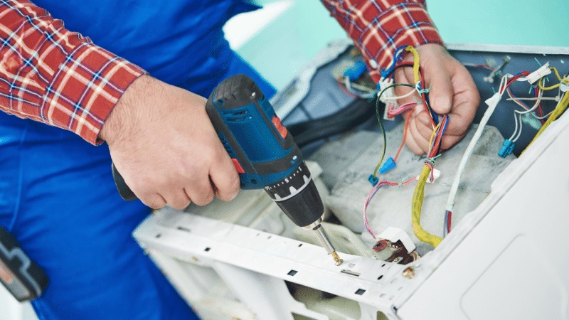 Bağcılar Termodinamik Termodinamik çamaşır makinesi kart tamiri – Su almama arızası orijinal parça ile giderildi. - Teknik servis örneği